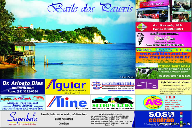 O “Baile dos Pauxis”  será realizado dia 11 de outubro, em Belém